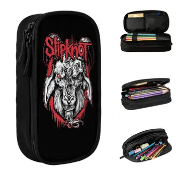 Светът Рок на Slp S-Slipknots молив случай моливи писалка за студент голям капацитет чанти Ученици училище цип канцеларски материали