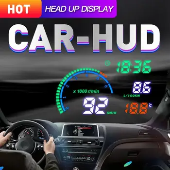 Скорост на автомобила Надеждна безопасна подобрена точна иновативна автомобилна проектор кола скоростомер дисплей кола джаджи най-висок рейтинг OBD