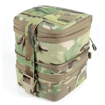 Тактически подплатени разширяеми Nvg торбичка защита чанта за нощно виждане устройство каска тактически Cqb военни P124