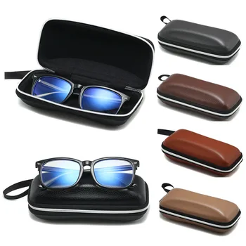 Удебелена кука за очила случай Кутия за домашно съхранение Кутия многоцветен преносим калъф за очила Защитна кутия за очила Държачи за слънчеви очила