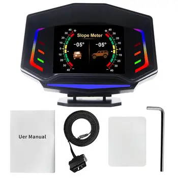 Цифров скоростомер за автомобилно предно стъкло HUD Head Up дисплей Цифров GPS скоростомер OBD2 Car Hud Head-Up дисплей с превишена скорост