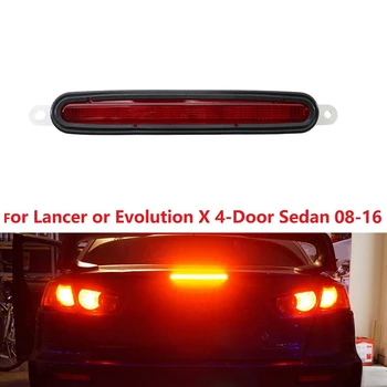 червен обектив Full LED капак на багажника Трета спирачна светлина бар събрание за Mitsubishi Lancer Evolution X седан 2008-2016